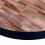 VidaXL vidaXL Reclaimed Teak Wood Coffee Table Round Living Room Telephone Stand 5