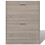 VidaXL vidaXL Wooden Shoe Cabinet with 2 Compartments Oak Look Storage Rack Organiser 2