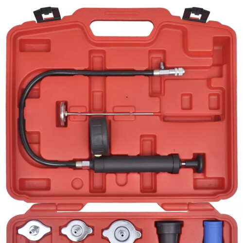 VidaXL 18 pcs Radiator Pressure Tester Tool Kit Professional Garage Equipment & Tools 2