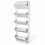 VidaXL vidaXL Wooden Shoe Cabinet with 5 Compartments White Storage Rack Organiser 4