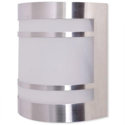 VidaXL vidaXL Outdoor Wall Light Stainless Steel Garden Patio Lighting Floodlight 1