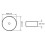 VidaXL vidaXL Basin Ceramic White Round Cloakroom Bathroom Above Counter Wash Sink 5