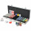 VidaXL vidaXL Poker Set with 500 Laser Chips Playing Game Aluminium Case Casino Dice 2