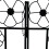VidaXL vidaXL Garden Arch Door Climbing Plants Outdoor Patio Arbour Pergola Archway 4