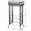 VidaXL vidaXL Metal Wine Rack With 9 Bottle Hooks | Wine Storage Unit 5