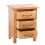 VidaXL vidaXL Solid Oak Wood Nightstand with 3 Drawers Bedside Table Cabinet Chest 3