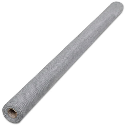VidaXL vidaXL Aluminium Mesh Roll Insect Screen 100x500cm Silver Window Door Net 1