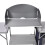VidaXL Foldable Camping Kitchen Unit with Windshield Aluminium Waterproof 4