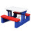 VidaXL vidaXL Kids' Picnic Table with Benches and Parasol Sand Table Multicolour 4