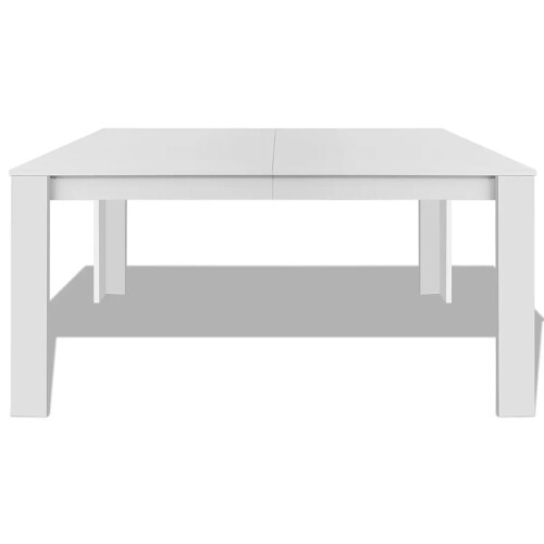 VidaXL vidaXL Large White Contemporary Dining Table 2