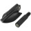 VidaXL vidaXL Folding Spade Shovel Pick Axe Camping Digging Tool Carbon Steel Black 2