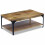 VidaXL vidaXL Coffee Couch Side Table Desk Furniture with One Shelf Home Mango Wood 2
