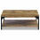 VidaXL vidaXL Coffee Couch Side Table Desk Furniture with One Shelf Home Mango Wood 6