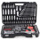 VidaXL YATO 216 Piece Ratcheting Socket Spanner Set High-precision Tool YT-38841 3