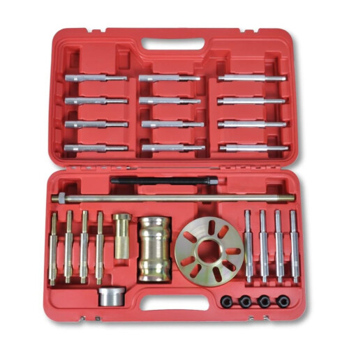 VidaXL vidaXL Wheel Hub Puller Set 30 pcs Screw Nut Lever Hammer Connecting Block 2