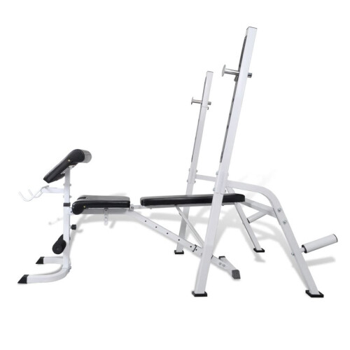 VidaXL vidaXL Adjustable Fitness Workout Bench Trainer Home Gym Body Arm Back Exercise 2