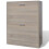 VidaXL vidaXL Wooden Shoe Cabinet with 2 Compartments Oak Look Storage Rack Organiser 6