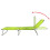 VidaXL Foldable Sun Lounger with Adjustable Backrest Apple Green 3