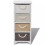 VidaXL Wood Storage Cabinet Cupboard Hall Side Chest with 4 Drawers Free Standing 3