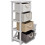VidaXL Wood Storage Cabinet Cupboard Hall Side Chest with 4 Drawers Free Standing 4