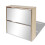VidaXL vidaXL Shoe Cabinet 2-Layer Mirror Oak Storage Organiser Pull-down Drawer 3