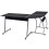 VidaXL vidaXL Black L-Shaped Corner Desk | Home Workstation 4