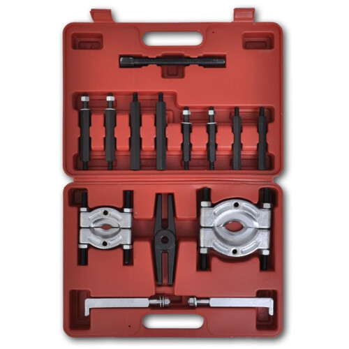 VidaXL vidaXL Bearing Puller Set 14 pcs Car Vehicle Hand Tool Separator Screw Adapter 2