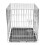 VidaXL vidaXL Foldable Dog Bench L Metal Pet Transport Travel Carrier Crate Cage 3