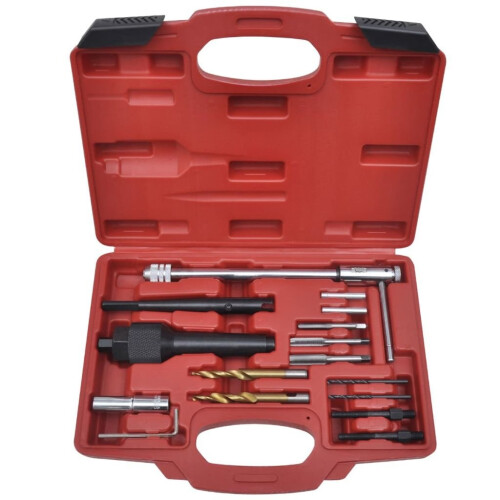 VidaXL Damaged Glow Plug Removal Remover Tool Set Kit 8mm 10mm 16 pcs Professional 1