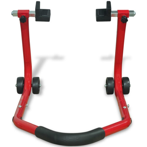 VidaXL Motorcycle/Dirt Bike Paddock Rear Stand Easy Lifting U-shaped with 2 Castors 1