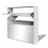 VidaXL vidaXL Shoe Cabinet 2-Layer Mirror White Storage Organiser Pull-down Drawer 2