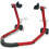 VidaXL Motorcycle/Dirt Bike Paddock Rear Stand Easy Lifting U-shaped with 2 Castors 3