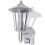 VidaXL vidaXL Outdoor Uplight Wall Lantern with Sensor Stainless Steel Security Light 2