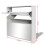 VidaXL vidaXL Shoe Cabinet 2-Layer Mirror White Storage Organiser Pull-down Drawer 5