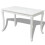 VidaXL vidaXL Dining Table 116x66x76cm High Gloss White Kitchen Cafe Stand Furniture 2