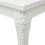 VidaXL vidaXL Dining Table 116x66x76cm High Gloss White Kitchen Cafe Stand Furniture 4