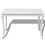 VidaXL vidaXL Dining Table 116x66x76cm High Gloss White Kitchen Cafe Stand Furniture 3