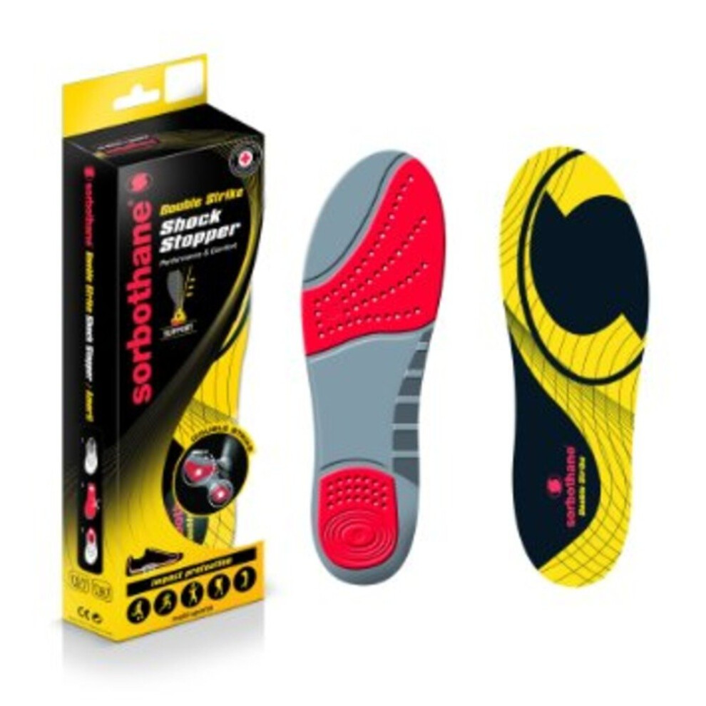 Sorbothane Double Strike Footwear Insoles (UK Size 8)