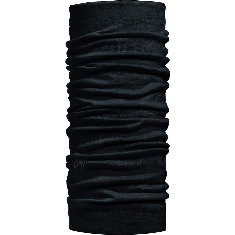 Buff Men's Black Lightweight Wool Headwear