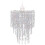 VidaXL vidaXL Crystal Pendant Chandelier 22.5x30.5cm Ceiling Lighting Fixture Lamp 2