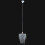 VidaXL vidaXL Crystal Pendant Chandelier 22.5x30.5cm Ceiling Lighting Fixture Lamp 3