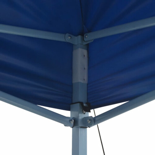 VidaXL vidaXL Foldable Tent Pop-Up 3x4.5m Blue Outdoor Garden Gazebo Canopy Marquee 2