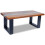 VidaXL vidaXL Coffee Table End Teak Resin 100x50cm Living Room Furniture Home Decor 7