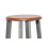 VidaXL vidaXL 2x Bar Stools Metal with MDF Seat Kitchen Breakfast Barstool Chair 3