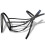VidaXL vidaXL Leather Flash Bridle with Reins and Bit Black Full Adjustable Length 2