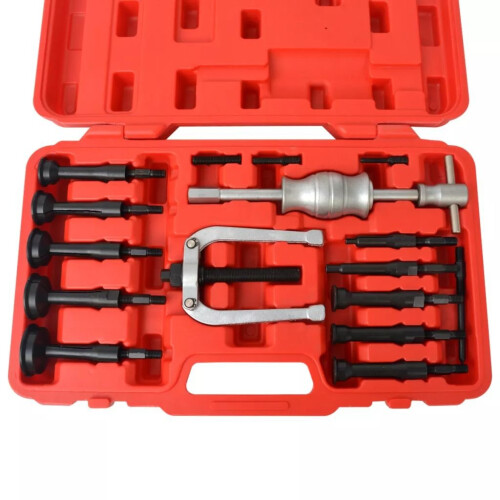 VidaXL vidaXL Insert Bearing Puller Set 16 Pieces Garage Work Extractor Hand Tool 2