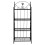 VidaXL vidaXL Plant Rack Square Black Outdoor Garden Flower Pot Display Shelf Rack 2