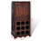 VidaXL vidaXL Wooden Wine Rack for 9 Bottles with Storage Drink Bar Cabinet Holder 4
