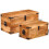 VidaXL Rough Mango Wood Storage Chests Set of 2 Boxes Cases Trunks for Toy/Craft/Tool 4