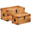 VidaXL Rough Mango Wood Storage Chests Set of 2 Boxes Cases Trunks for Toy/Craft/Tool 3